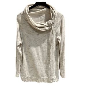 Made For Life Cowl Neck Drawstring Top Size Petite Large